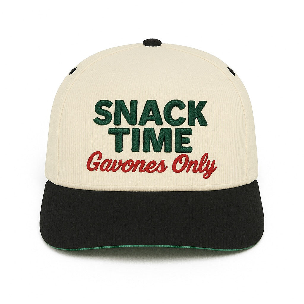Gavones Only - Corduroy Snapback Hat (Cream)