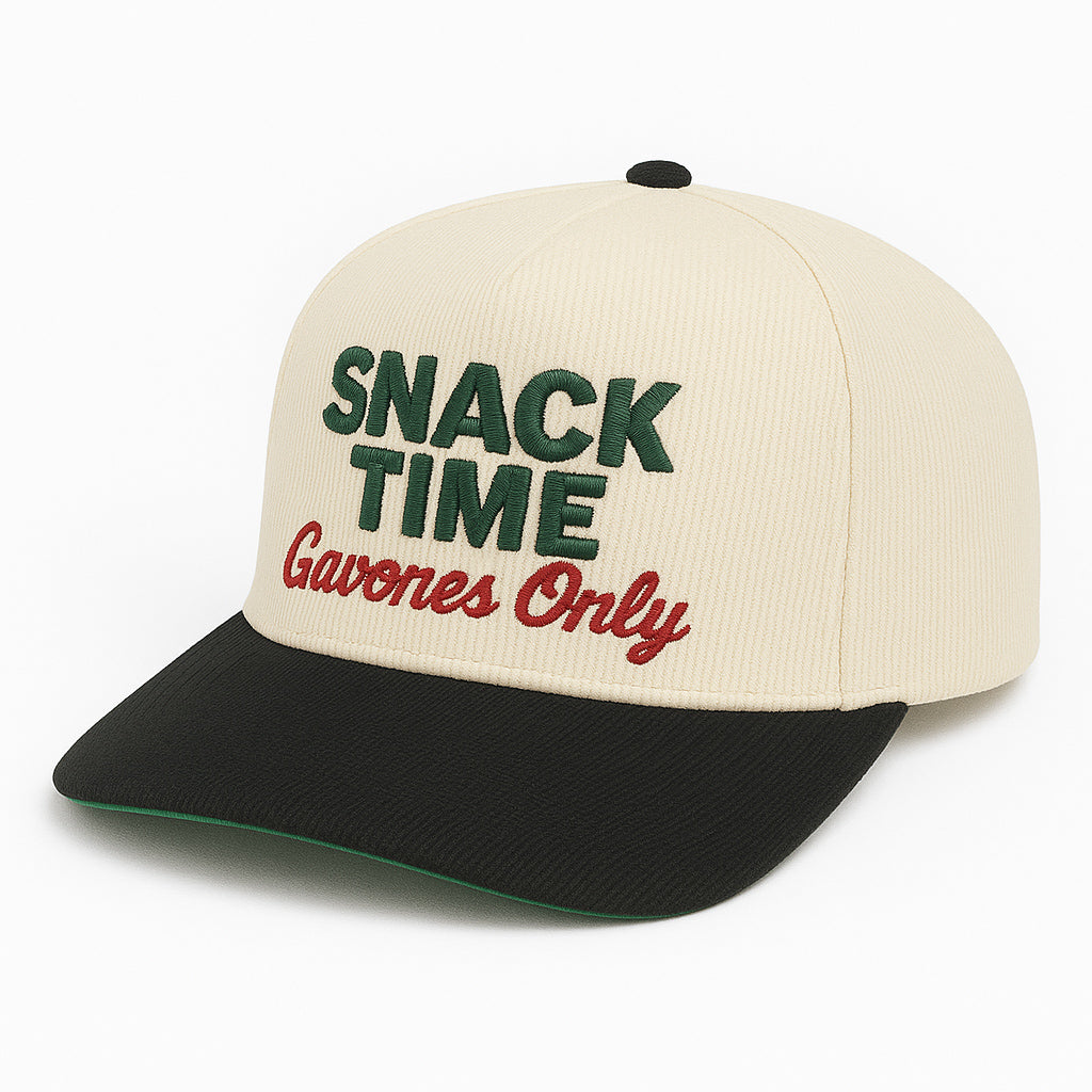 Gavones Only - Corduroy Snapback Hat (Cream)